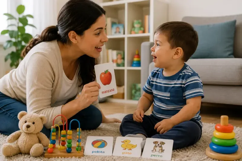 ¿A qué edad debería empezar a hablar un niño?