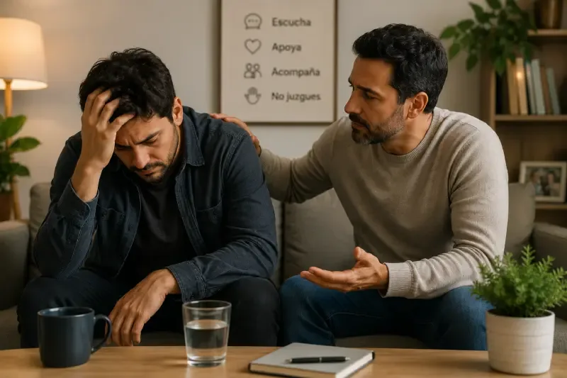 ¿Cómo ayudar a un familiar con una adicción?