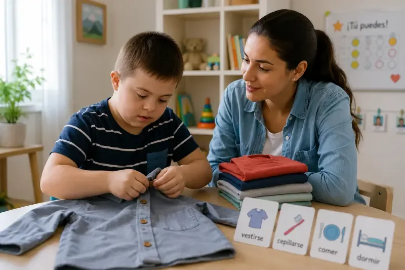 ¿Cómo estimular la autonomía en niños con síndrome de Down?
