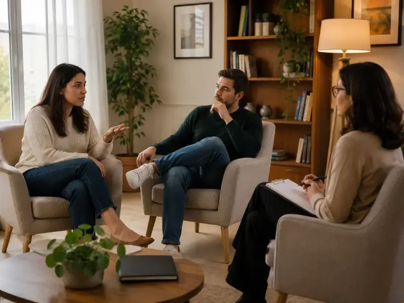 ¿Cómo funciona una sesión de terapia de pareja?
