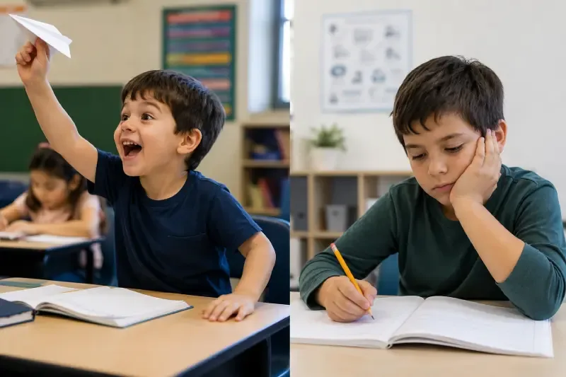 Diferencias entre un niño inquieto y uno con TDAH
