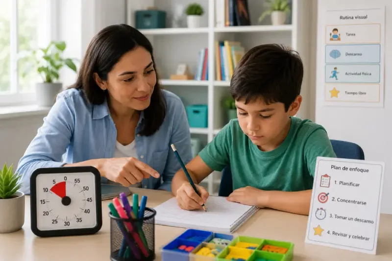 Estrategias para mejorar la concentración en niños con TDAH