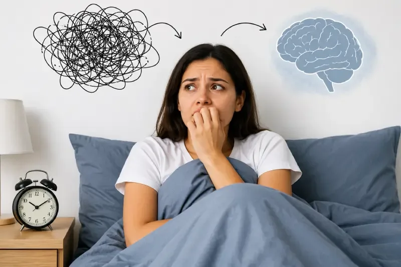 Insomnio y ansiedad: ¿por qué suelen aparecer juntos?