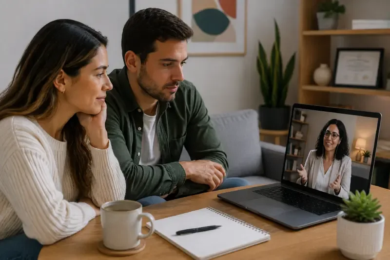 Terapia de pareja online: cómo funciona y cuándo puede ser una alternativa
