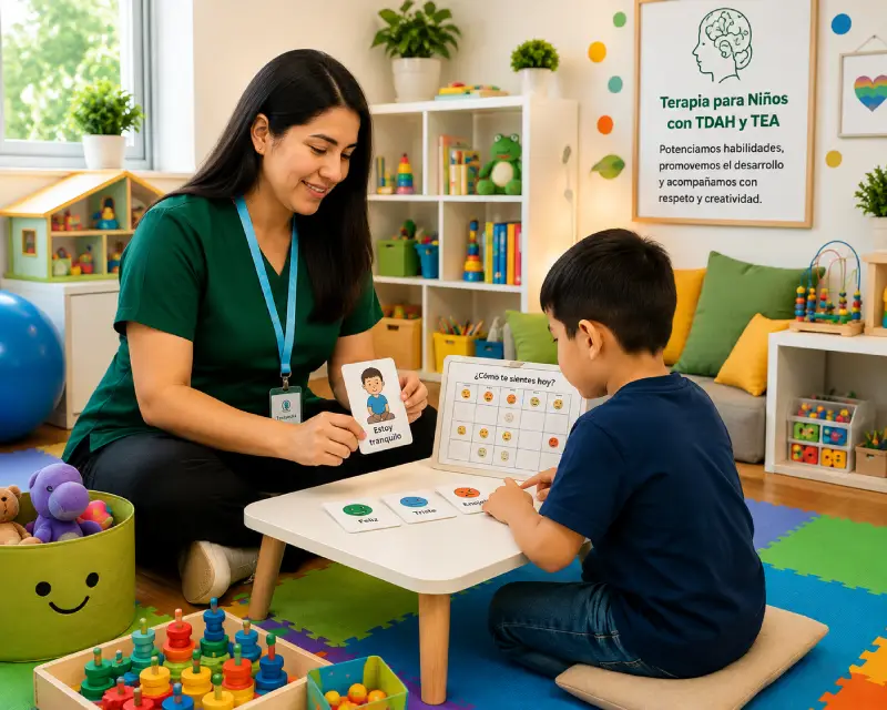 Terapia para Niños con TEA y TDAH en San Miguel, Lima - Centro Psicológico Nueva Mente
